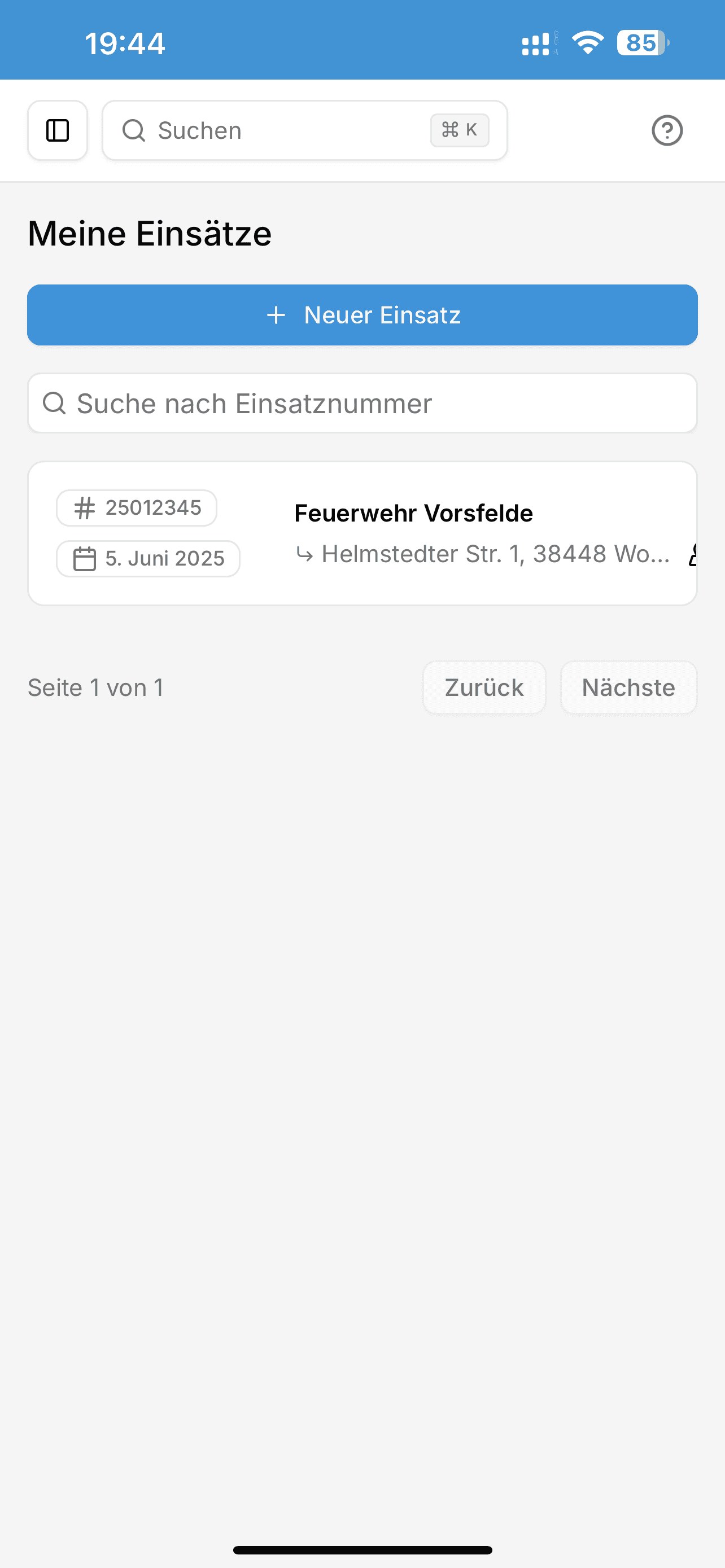 Atemschutzpass App Mockup